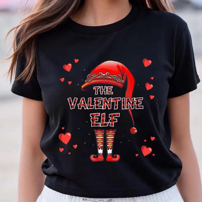 Cute Valentine Elf T-Shirt - Perfect For Valentine S Day! 3