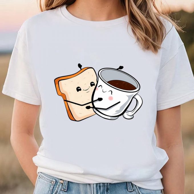 Cute Valentine S Day Shirts: Toast Love With Valentine Coffee T-Shirt 3