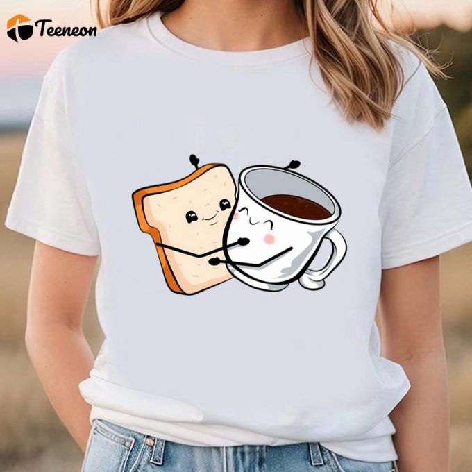 Cute Valentine S Day Shirts: Toast Love With Valentine Coffee T-Shirt 1