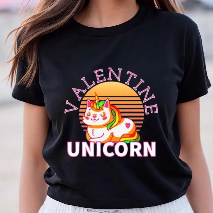 Cute Unicorn Valentine Shirts For Girls &Amp; Women – Perfect Gift For Valentine S Day 3