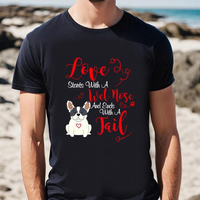 Cute Valentines Day Shirts, Valentines Day Love My Dog T-Shirt 3