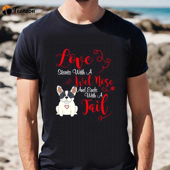 Cute Valentines Day Shirts, Valentines Day Love My Dog T-Shirt 1