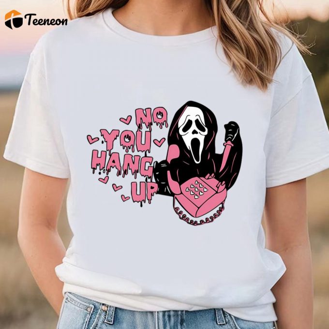 Cute Valentines Day Shirts, Valentines Day Scream Horror Movie Shirt 1