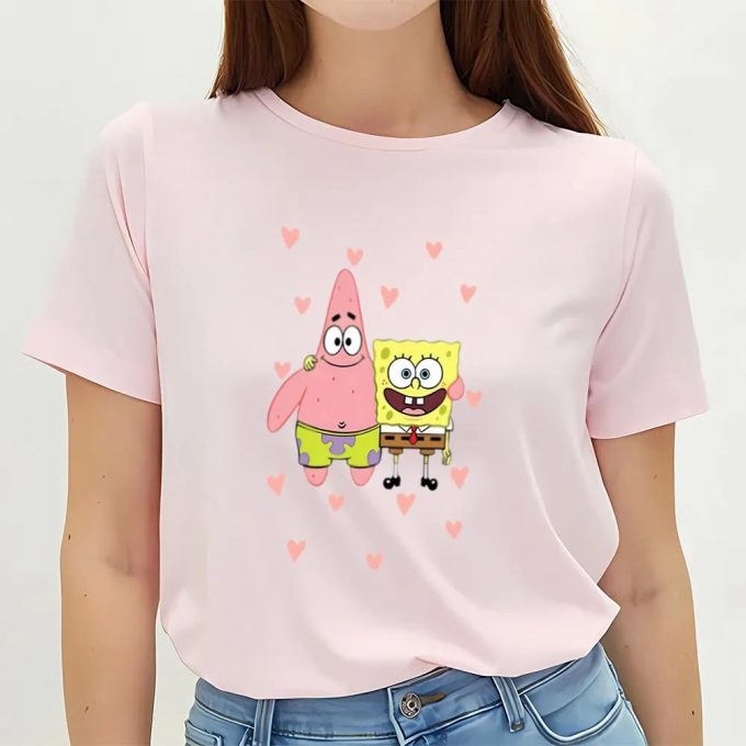 Cute Valentines Day Shirts, Valentines Day Spongebob Shirt 2