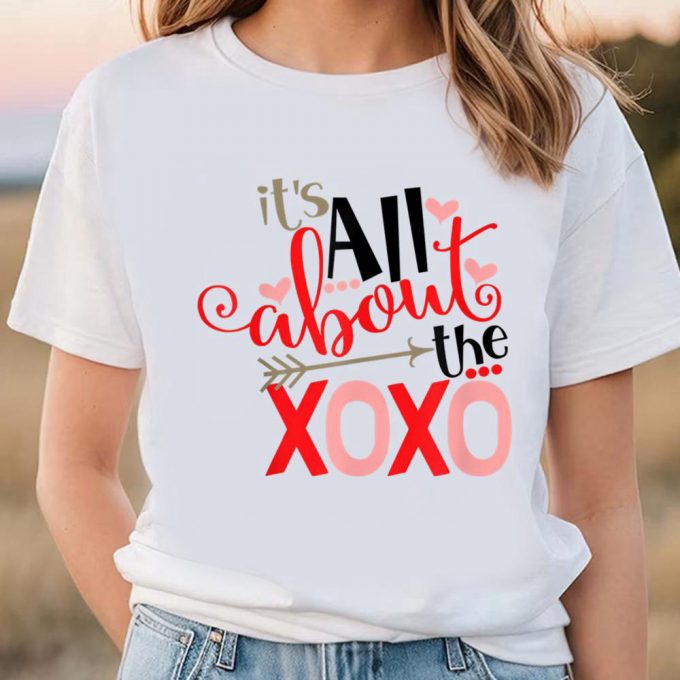 Cute Valentines Day Shirts, Valentine’s Day T-Shirt, Xoxo Valentine’s Gift Shirt 3