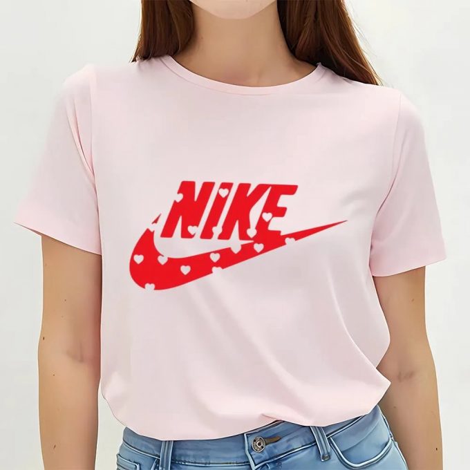 Cute Valentines Day Shirts, Valentines Swoosh Shirt, Nike Valentines Day T-Shirt 2