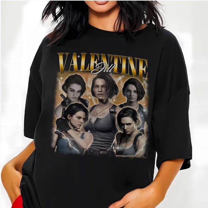 Cute Valentines Day Shirts, Vintage Jill Valentine Shirt 2