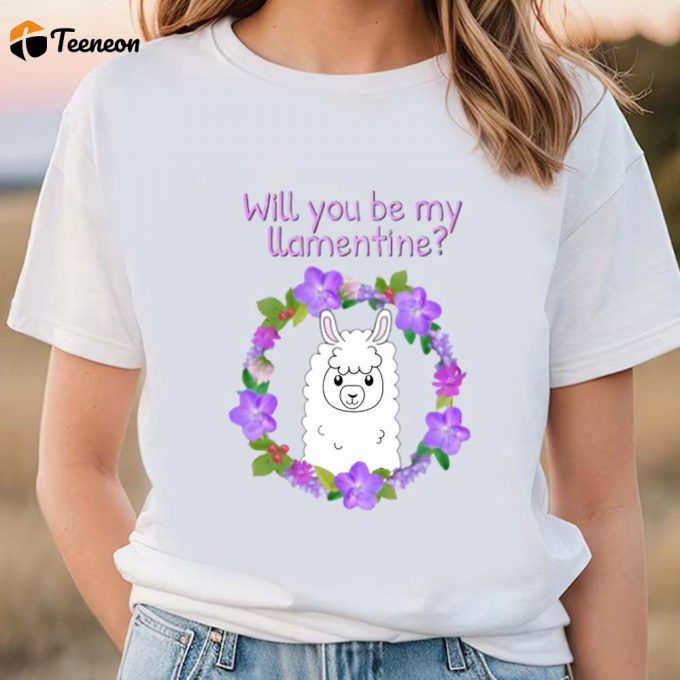 Cute Valentines Day Shirts, Will You Be My Valentine T-Shirt 1