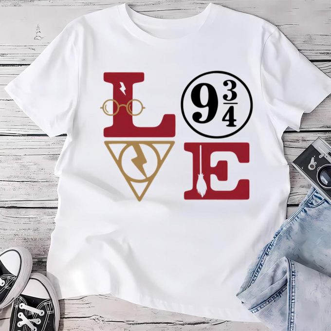 Cute Valentines Day Shirts, Wizard Love Harry Potter Valentine T-Shirt 3