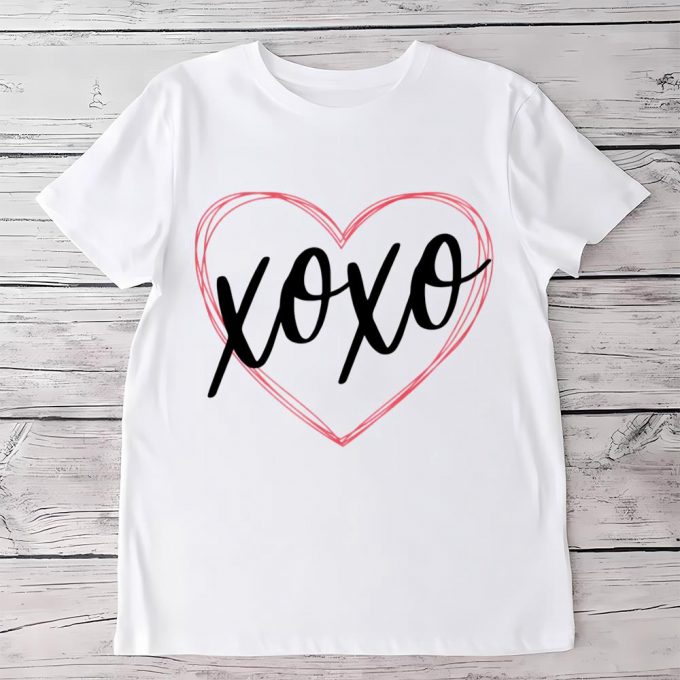 Cute Valentines Day Shirts, Xoxo Valentines Day Shirts For Woman 2