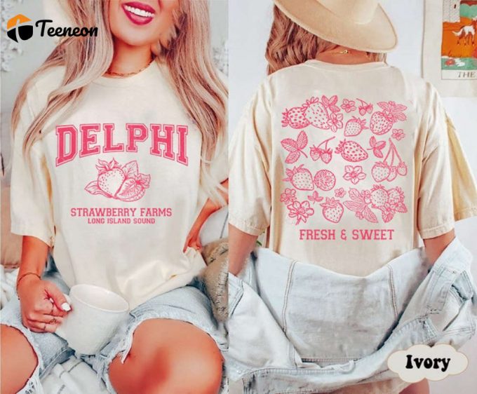 Delphi Strawberry Farms Sweatshirt Hoodie T-Shirt Percy Jackson Shirt Bookish Book Lover Gift Bookworm Gifts 1