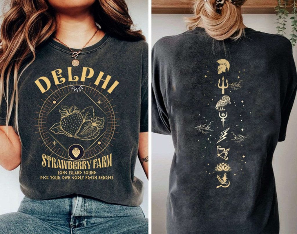 Delphi Strawberry Farms Sweatshirt Percy Jackson Shirt Book Lover Shirt - Bookish Cozy &Amp; Stylish 2