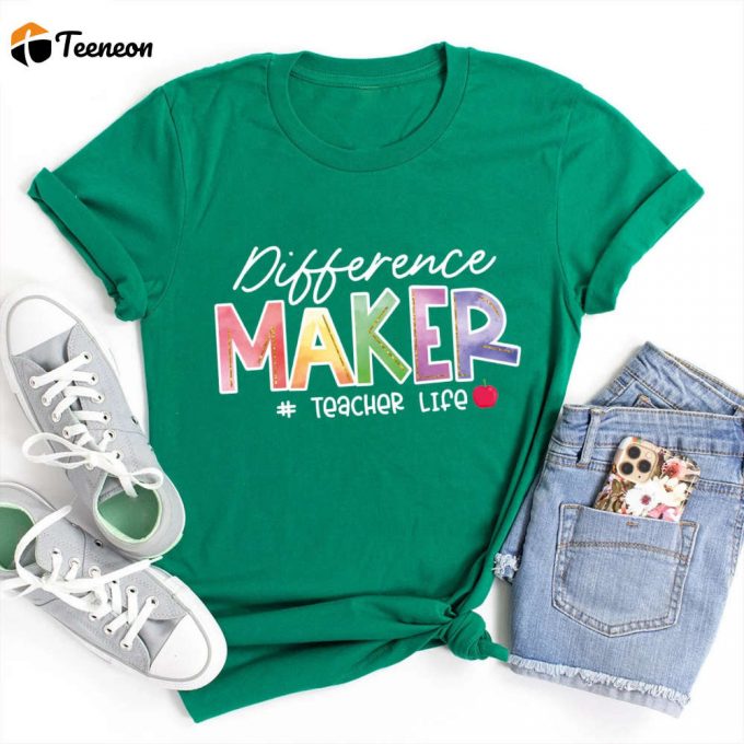 Blessed Teacher Shirt – Stand Out With Difference Maker Teacher Gifts &Amp;Amp; T-Shirt For Back To School