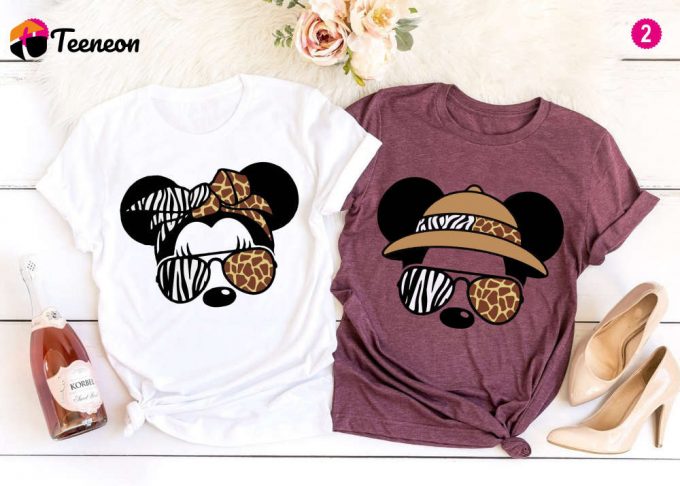 Disney Animal Kingdom &Amp;Amp; Mickey Safari Shirts - Explore The Wild With Family Disney Wild Mode 1