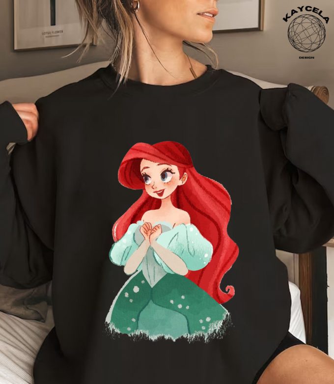 Disney Ariel Princess Shirt - Sparkle Like A True Princess With Official Disney Princess Shirts For Girls Kids - Perfect Disney Gift Shirt 2