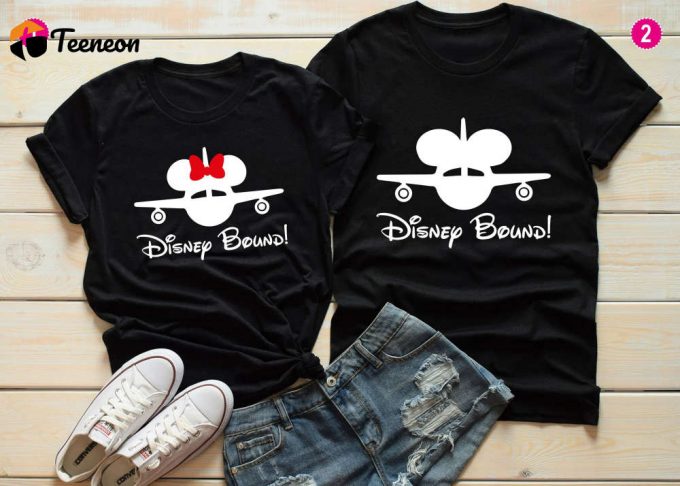 Disney Bound: Airplane Design Trip Family &Amp;Amp; Matching Shirts For Kids &Amp;Amp; Couples 1