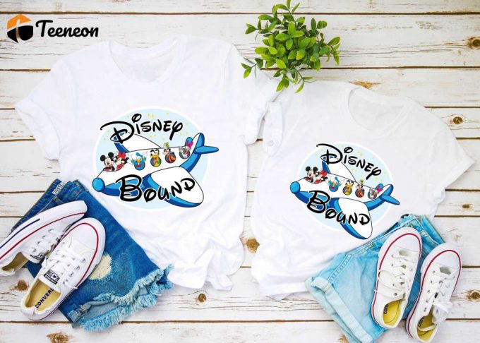 Disney Bound Shirt Airplane Trip Family Kids &Amp;Amp; Adults Vacation Tee 1