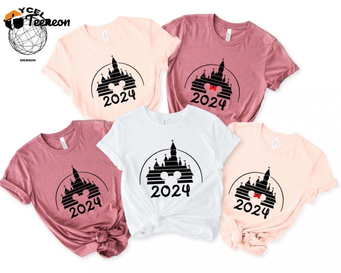 Unleash The Magic With Disney Castle Family Shirt - Perfect For Disney Vacation Retro Castle 2024 Disney Mickey Minnie Shirt And Disneyland Enthusiasts - Rock Your Style With This Magic Kingdom Shirt! 1