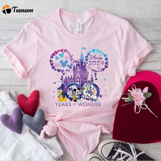 Disney Characters 100 Years Of Wonder Shirts - Mickey Minnie Tees For Disneyland Trip S 100Th Anniversary 1