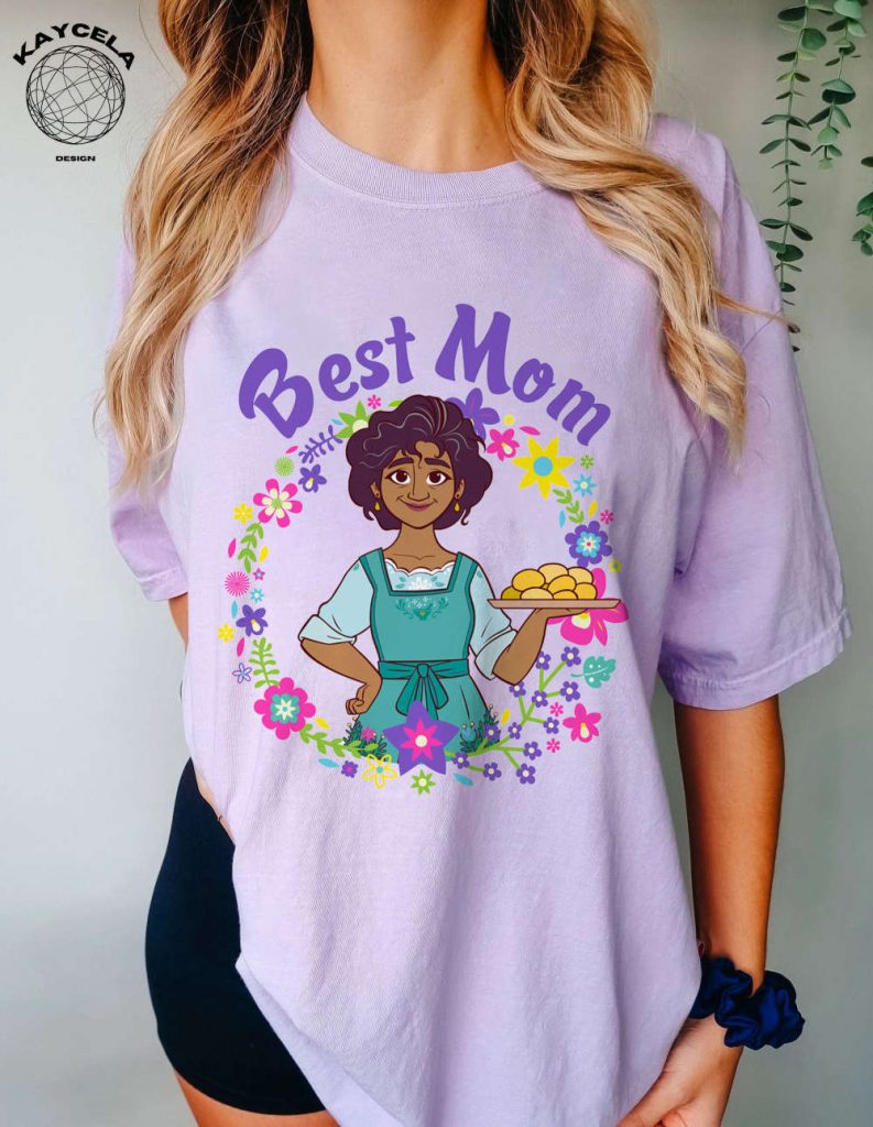 Disney Encanto Julieta Madrigal Best Mom Portrait Shirt: A Magical Disney Encanto Shirt For The Whole Family Perfect For Disney Mom 5