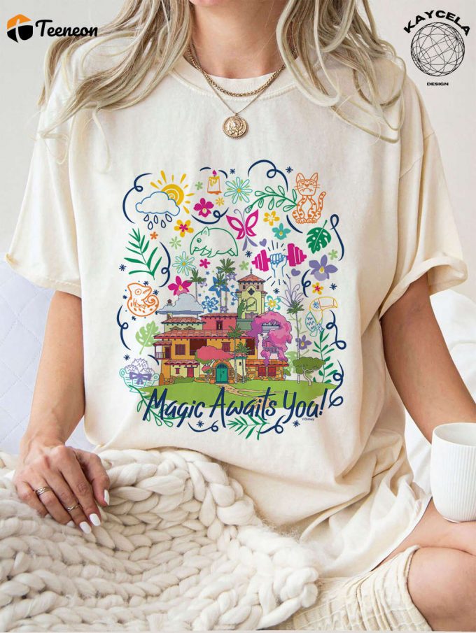 Experience Disney Encanto Magic With Casa Madrigal Shirt Disneyland Shirts Encanto House Shirt: Show Your Love For Madrigal Family With Encanto Shirt 1