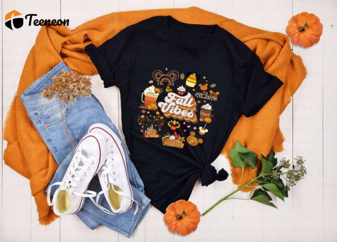 Disney Fall Vibes: Cute Pumpkin Shirt Matching Tee &Amp;Amp; More 1