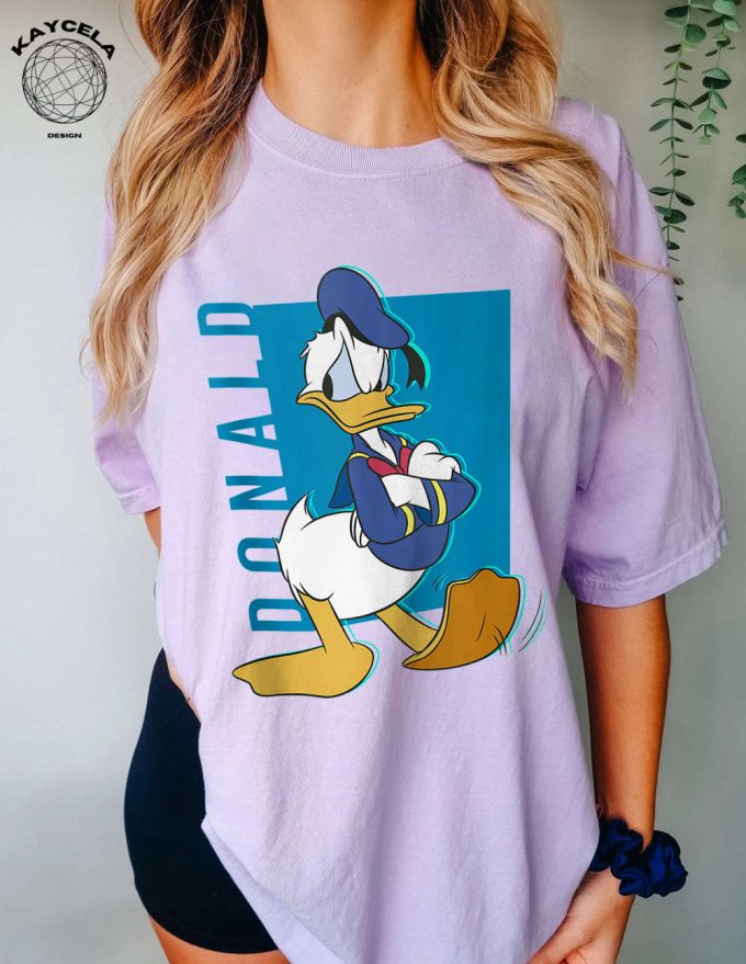 Disney Mickey And Friends Donald Duck Pop Art Portrait Shirt - Exclusive Disneyland Shirts Disney Pixar Design Perfect Disney Mom Shirt! 2