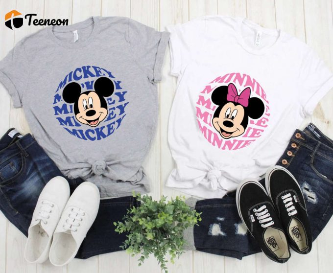 Magical Disney Mickey And Minnie Shirt: Perfect For Disneyland Trip Disney World And Family Fun! 1