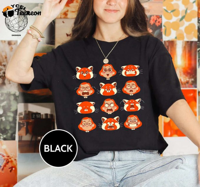 Disney Pixar Turning Red Mei Red Panda Shirt: Premium Growing Pains Design &Amp;Amp; Meilin Funko Collectible Get Your Exclusive Red Panda Shirt Now! 1