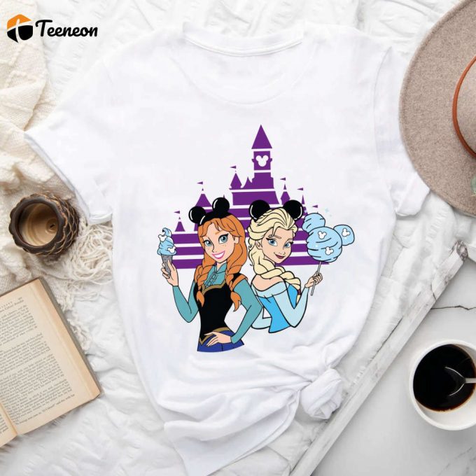 Disney Princess Elsa T-Shirt: Frozen Magic Kingdom Top For Disney Trip – Frozen Elsa Anna Shirt 1