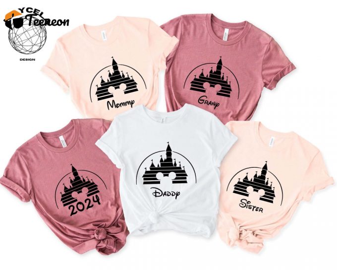 Disney Shirt 2024: Personalized Family Vacation Trip Apparel For Disneyland - Custom Engaging &Amp;Amp; Trendy! 1