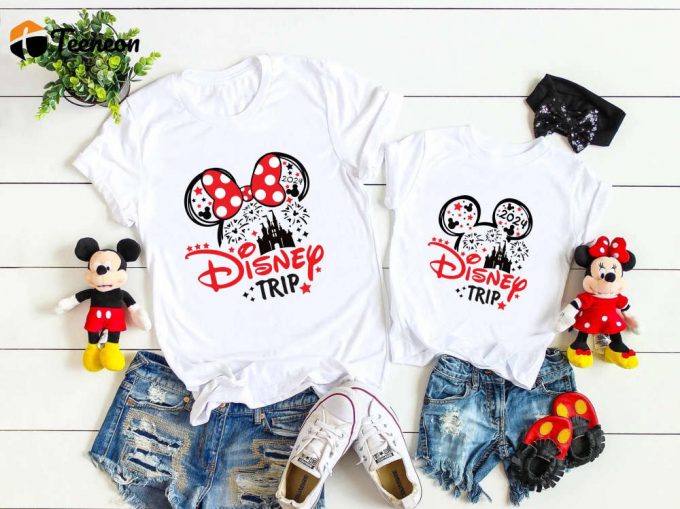 Magical Disney Trip 2024 Shirt: Perfect Family Disneyworld &Amp;Amp; Disneyland Vacation Shirt 1