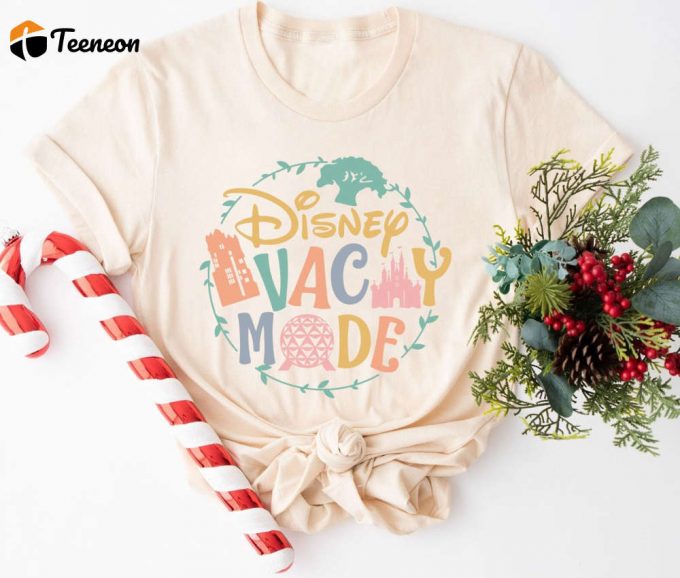 Disney Vacay Mode Shirt - Explore Epcot Disney World Animal Kingdom - Retro Design 1