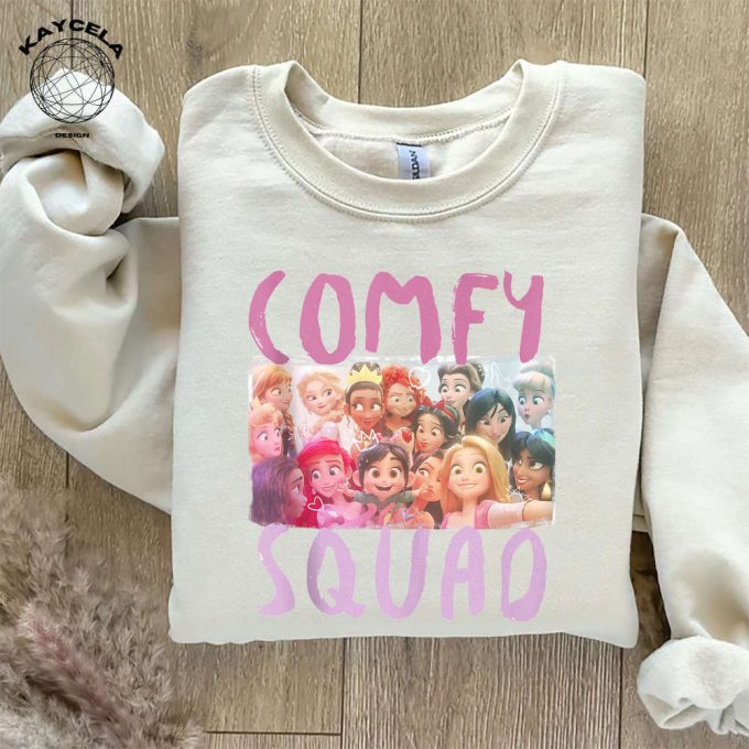 Disney Wreck-It Ralph Comfy Squad &Amp; Princess Group Shirts - Perfect For Girls Trip 2024 Party! 2