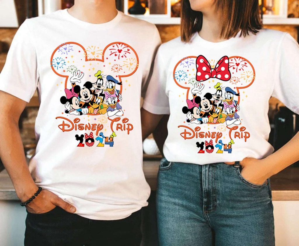 Disneyland 2024 Family Vacation Shirt Personalized Disneyworld Trip Outfit