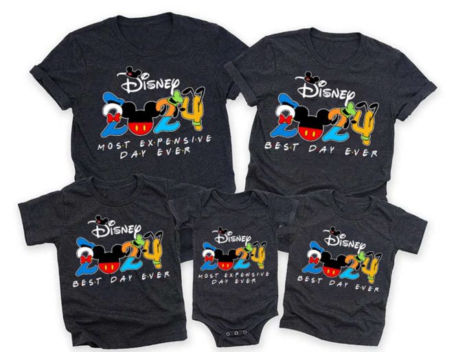 Disneyland 2024 Family Vacation Shirt Personalized Disneyworld Trip Outfit Fun Family Toddler Tee 1