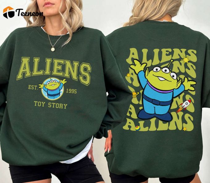 Vintage Disneyland Alien Sweatshirt Toy Story Pizza Lover Shirt Toy Story Land Tee - Limited Edition! 1