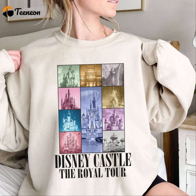 Disneyland Castle Royal Tour Shirt Wdw Magic Kingdom Eras Princess Castle Disneyland Family Trip 2024 1