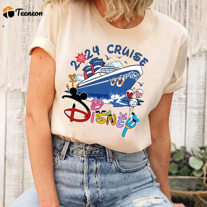 Disneyland Cruise Family Shirts: Matching Tshirt For Disneyland Cruise 2024 Vacation 1