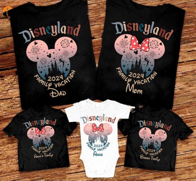 2024 Disneyland Family Trip T-Shirt: Custom Family Shirt For Unforgettable Vacation 1