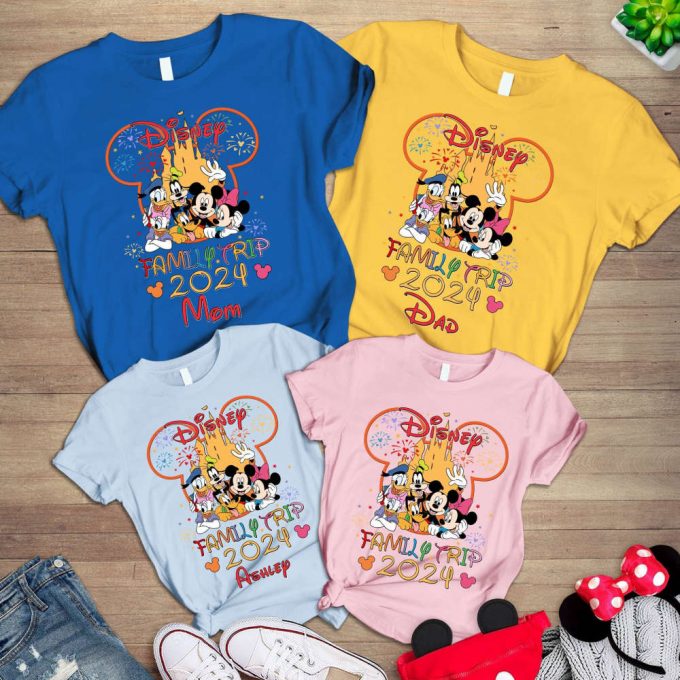 Disneyland Family Vacation 2024 Shirt: Custom Trip Shirt For Disneyworld Engage In A Memorable Family Trip! 2