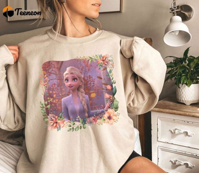 Disneyland Frozen Anna And Elsa Sweatshirt Princess &Amp;Amp; Love Shirt Valentine S Frozen Apparel 1