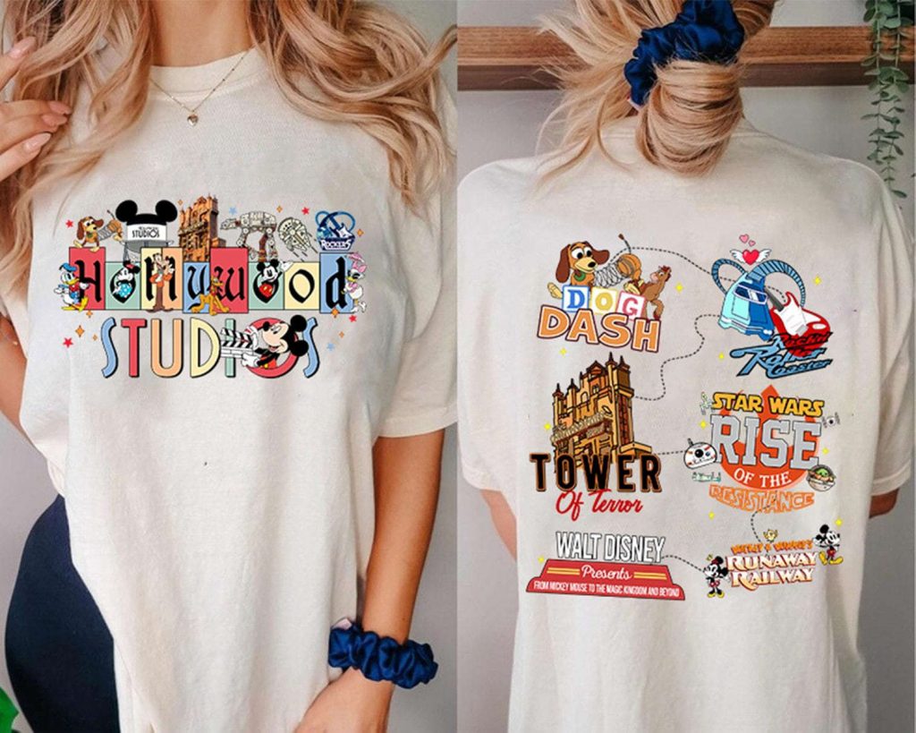 Disneyland Hollywood Studios Toy Story Land Retro Cars Land Shirts Magic &Amp; Animal Kingdom Perfect For Family Trip 2