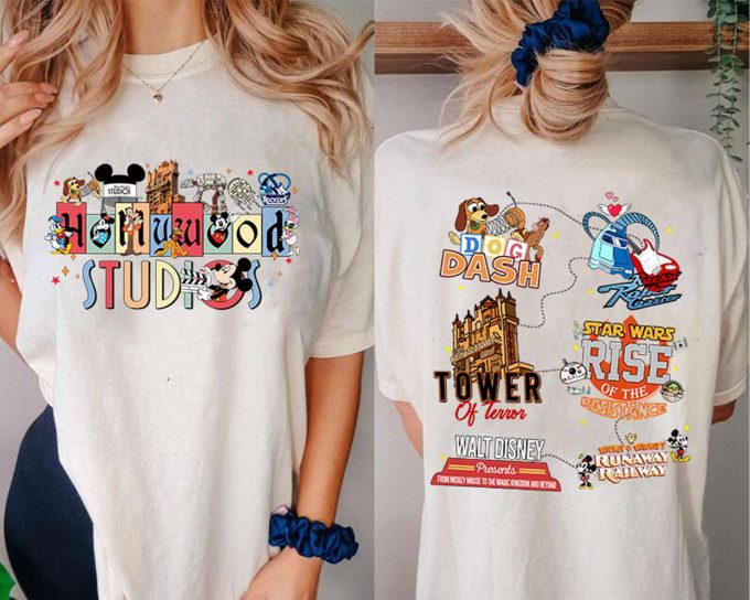 Disneyland Hollywood Studios Toy Story Land Retro Cars Land Shirts Magic &Amp;Amp; Animal Kingdom Perfect For Family Trip 1