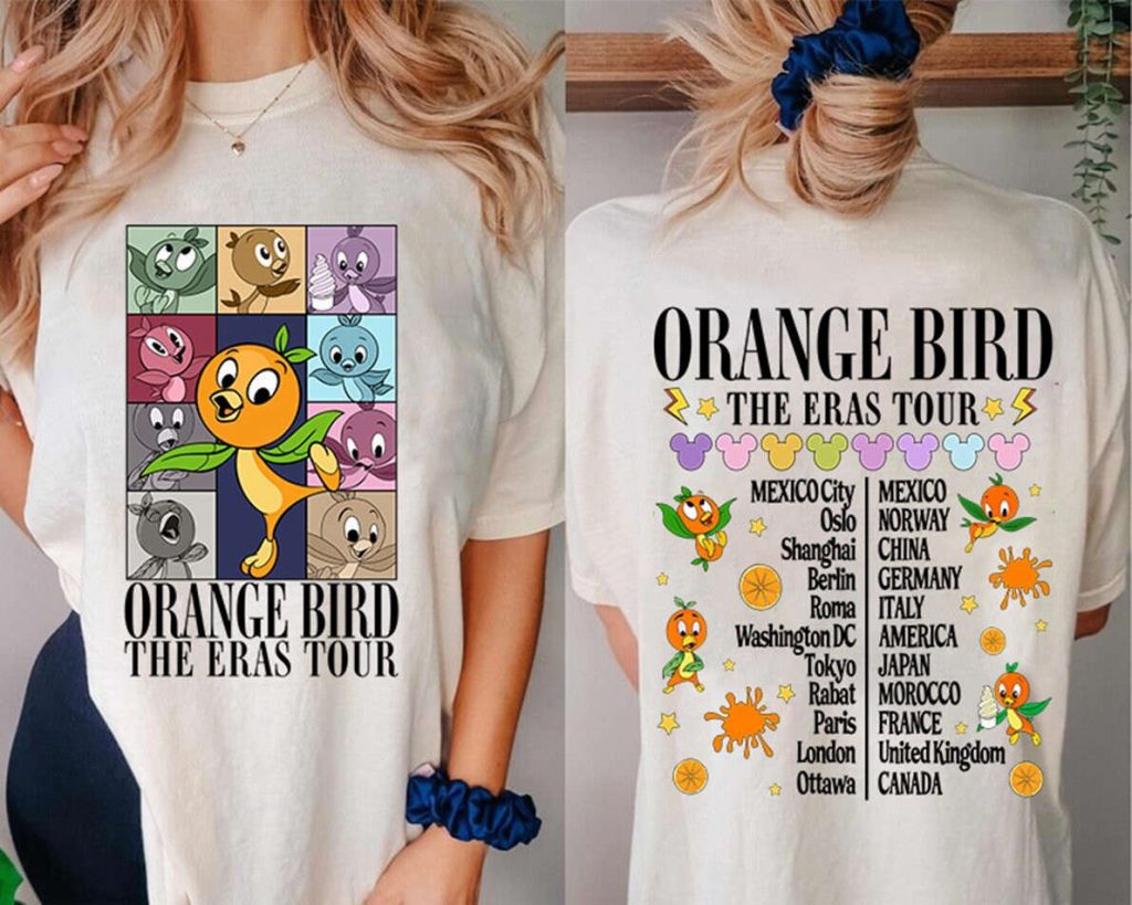 Disneyland Little Orange Bird Shirt Hello Sunshine Walt Disneyworld Sweatshirt Disneyland Family Matching Flower &Amp; Garden Festival 2024 2