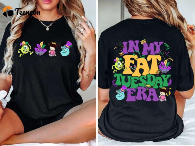 Disneyland Mardi Gras 2024 Shirts Fat Tuesday Kids Shirt Mardi Gras Trip Shirt Magical Mardi Gras Monster Inc Shirt 1