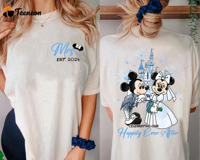 Disneyland Mr &Amp;Amp; Mrs Shirts Honeymoon &Amp;Amp; Anniversary Couple Mickey Minnie Ears Wedding &Amp;Amp; Matching 1