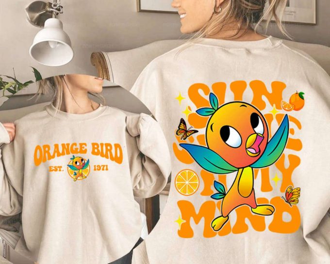 Disneyland Orange Bird Epcot Flower &Amp; Garden Shirt - Epcot Center Tee For Walt Disney World Family Trip 2