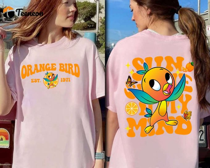 Disneyland Orange Bird Epcot Flower &Amp;Amp; Garden Shirt - Epcot Center Tee For Walt Disney World Family Trip 1