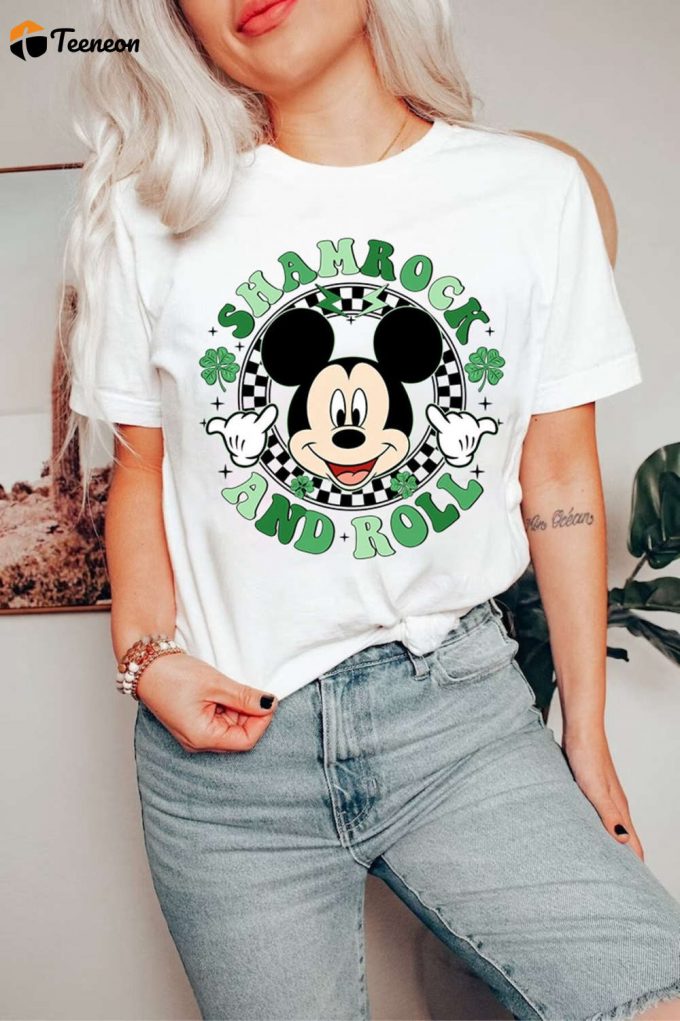 Disneyland St Patrick S Day Shirt 2024 Mickey Family Shirt Festive &Amp;Amp; Fun St Paddy S Tee 1